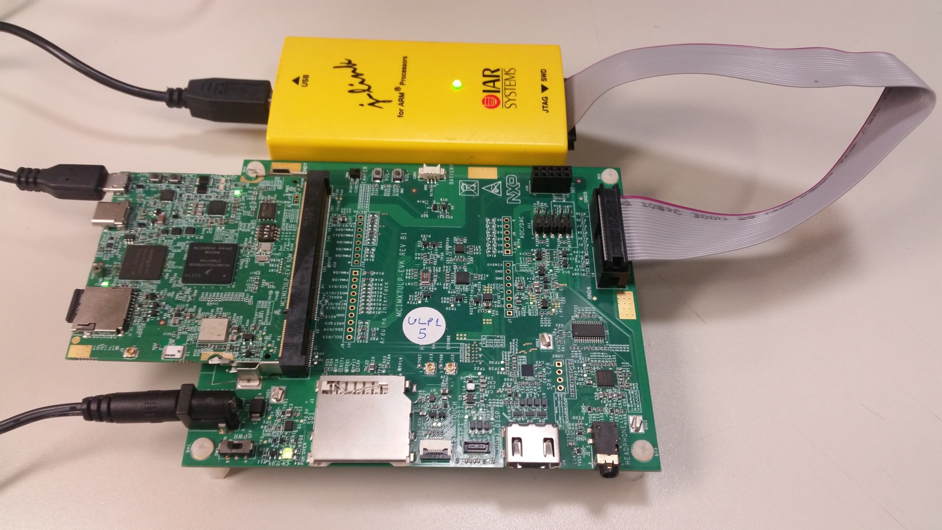 How to run and debug the CortexM4 on i.MX 7ULP using IAR Embedded