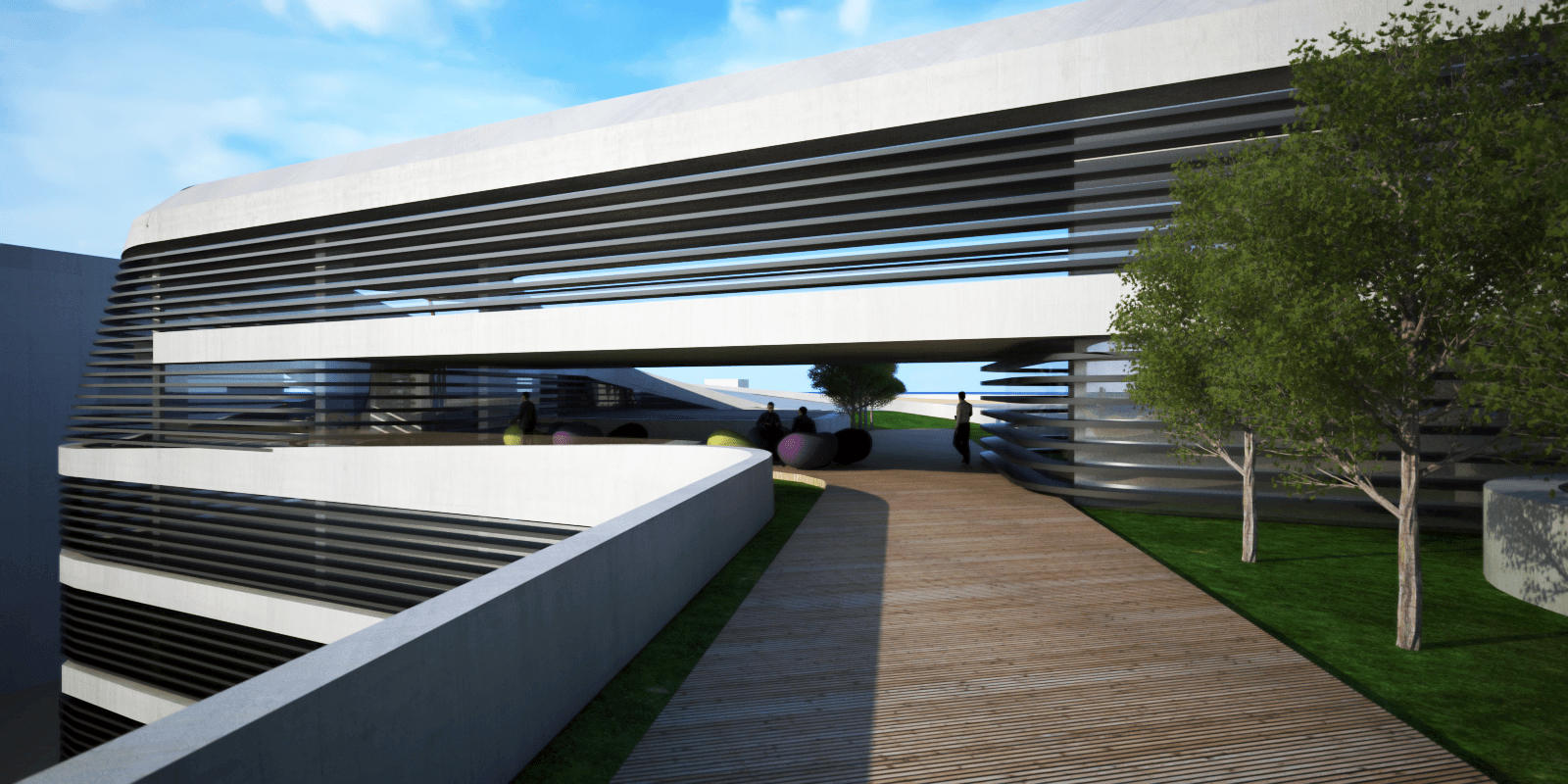 Dubai Autodrome Building INOA Architecture