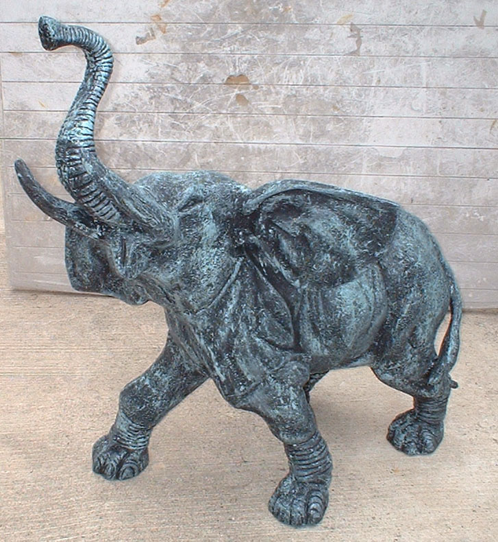 cast aluminum elephant statue, cast aluminium Elephant fountain disney