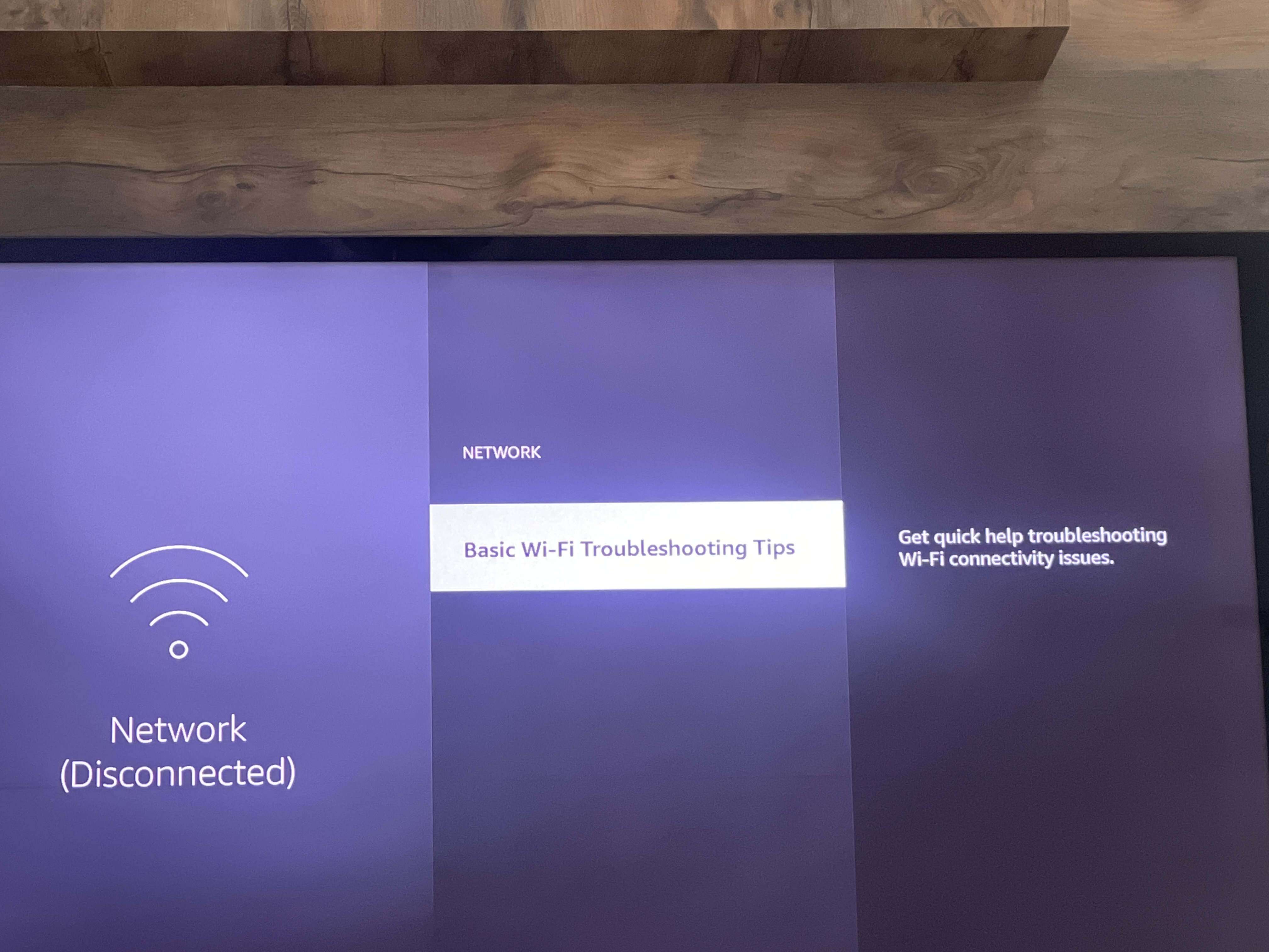 Network issue and settings button doesn’t work
