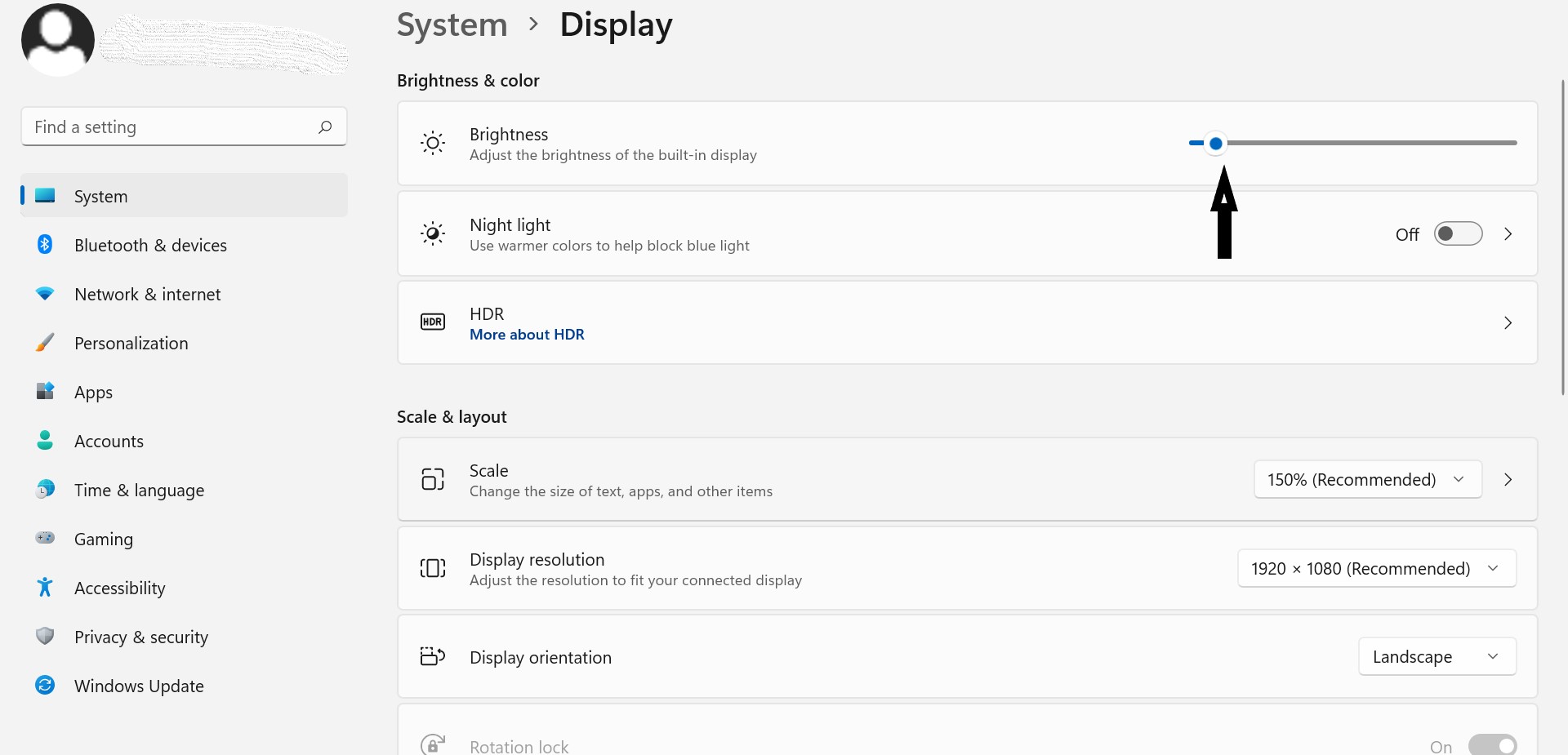 How to Change System Brightness on Windows 11