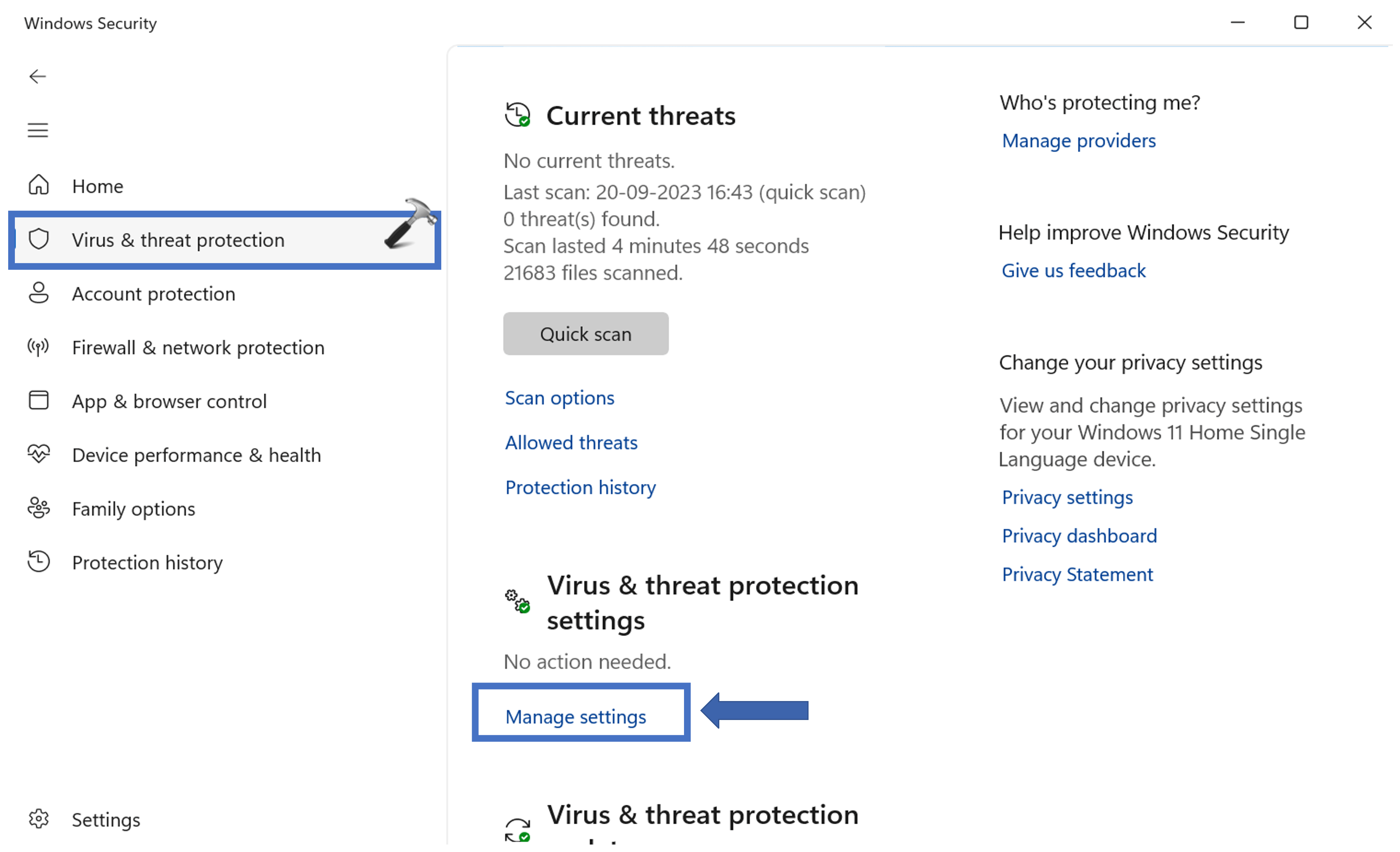 Fix not working on Windows 11