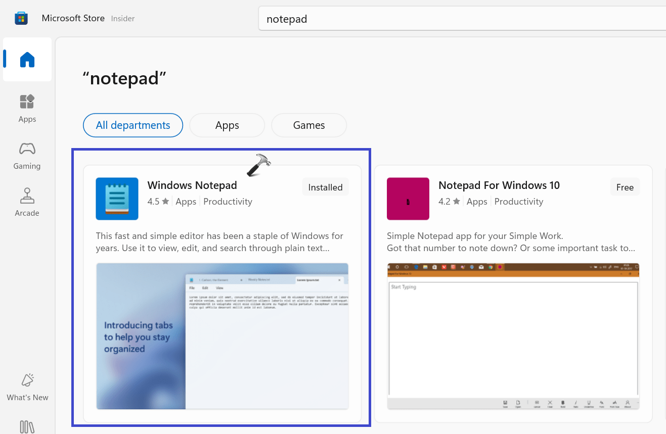 Fix Notepad not working in Windows 11