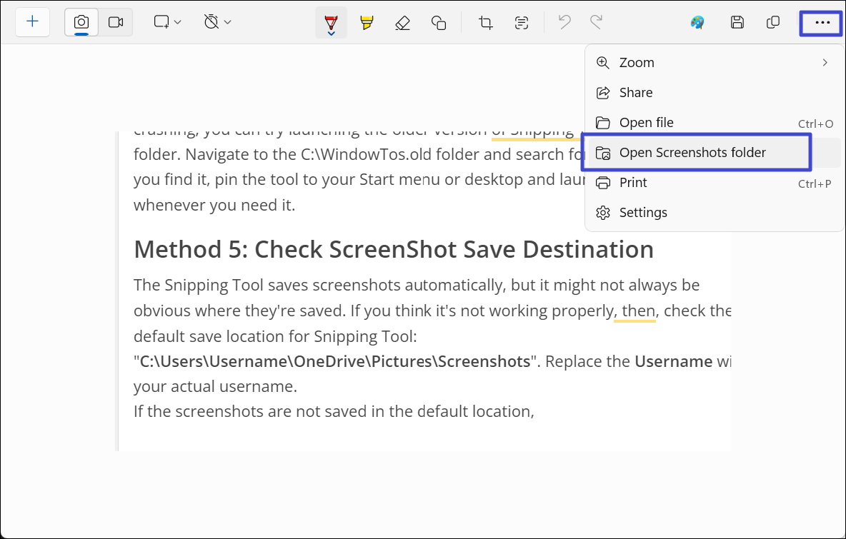 Fix Snipping Tool not working on Windows 11/10