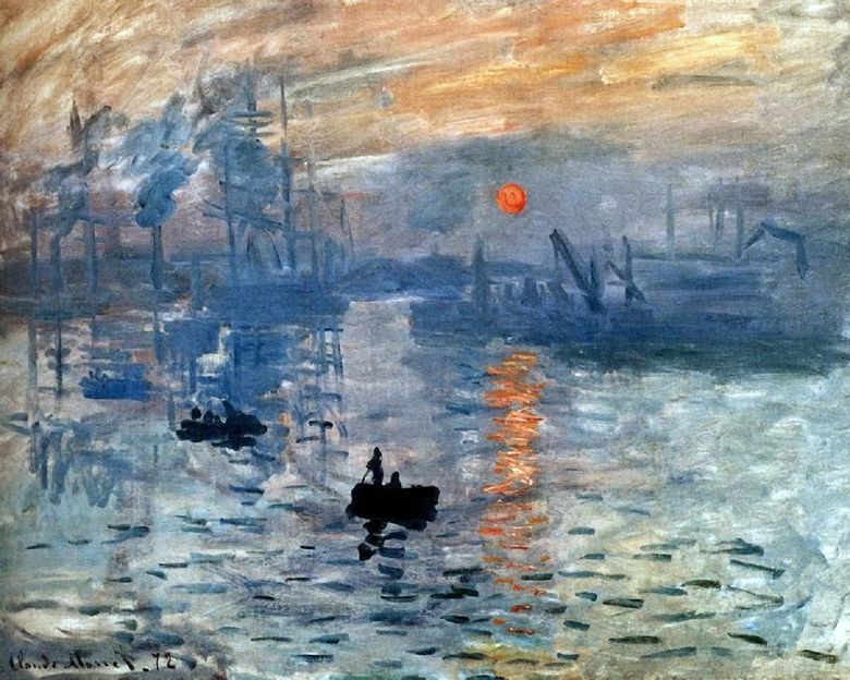 Kesannya Matahari Terbit Claude Monet Monet Claude