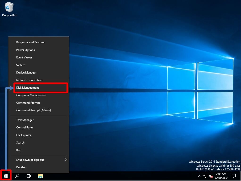 Windows Server 2016 How to recognize additional hard disk, SSD and