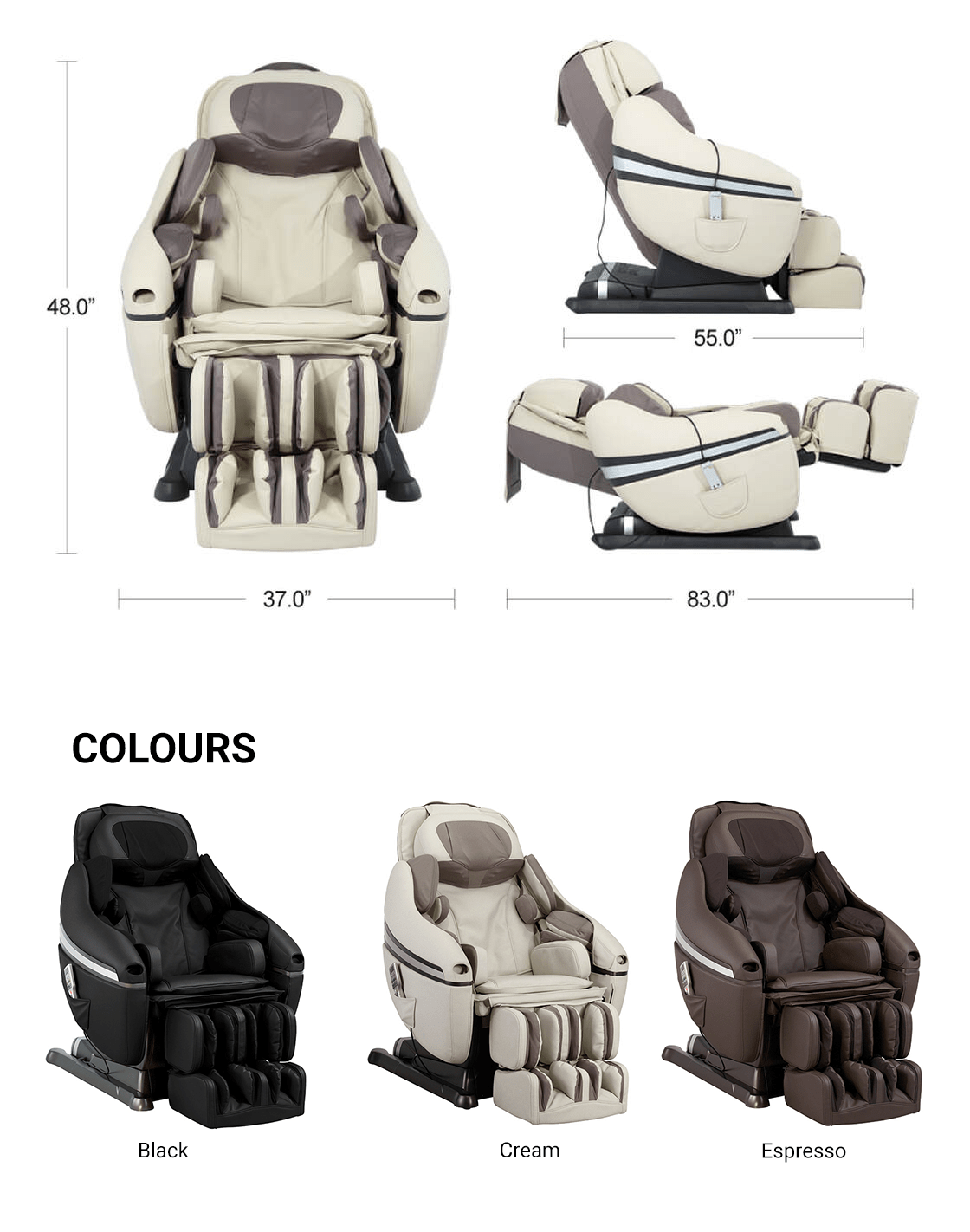 Demo Unit Family Inada Dreamwave Massage Chair Brown