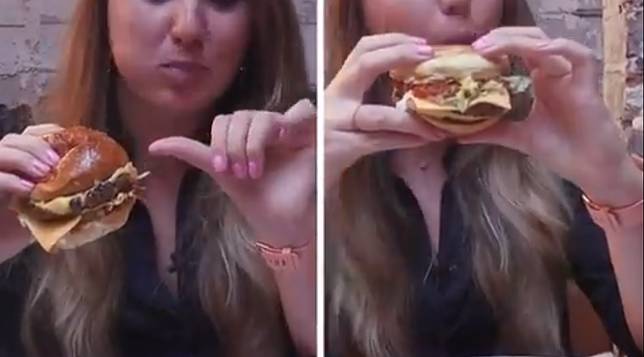 Ternyata Banyak Yang Keliru, Ternyata Seperti ini Cara Makan Burger