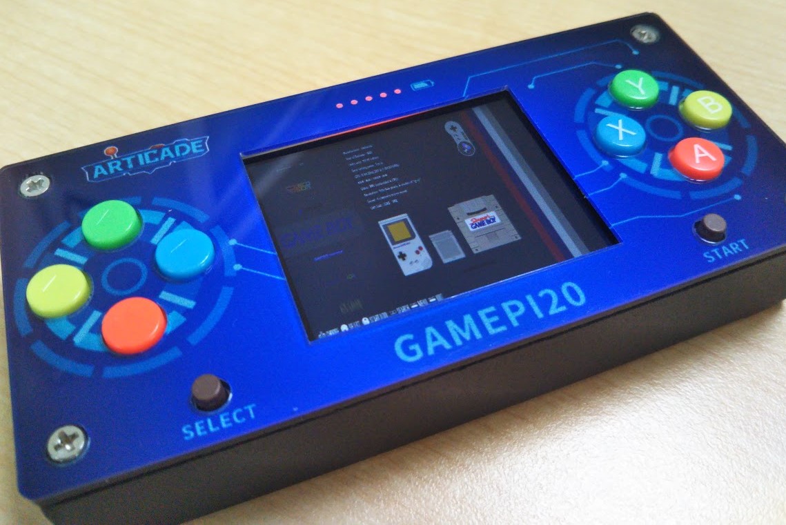 Raspberry Pi を内蔵したポータブルゲーム機 GamePi20（クーポンあり！） inajobの