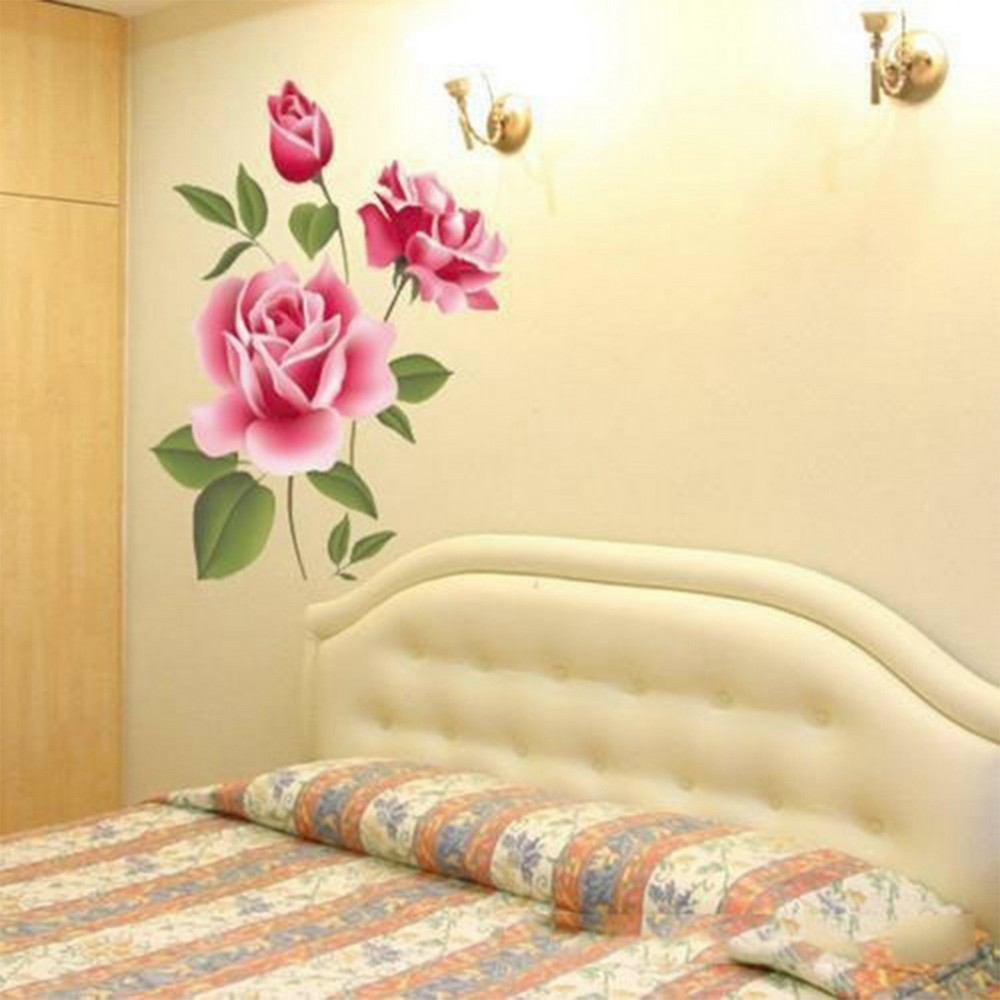 3D Rose Wall Sticker INAM Bazaar