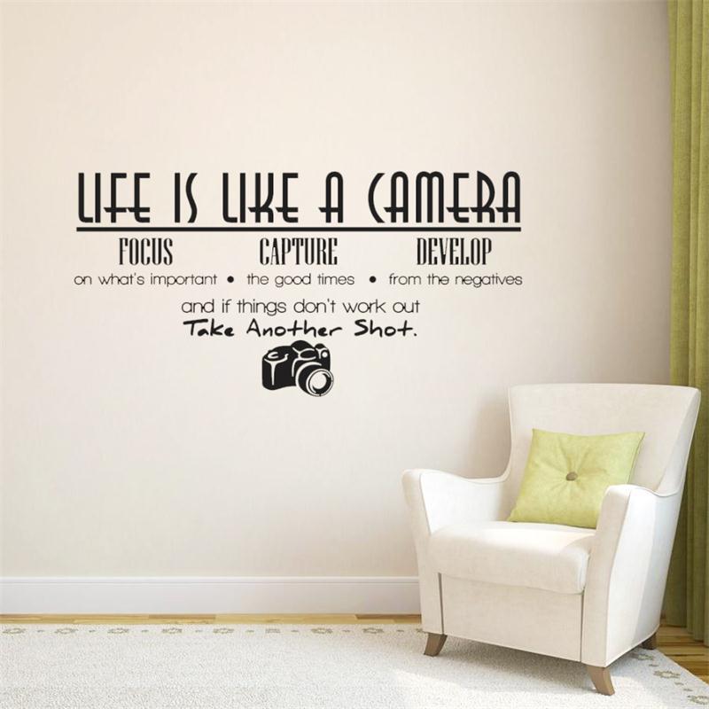 Life Is Like Camera Wall Sticker INAM Bazaar
