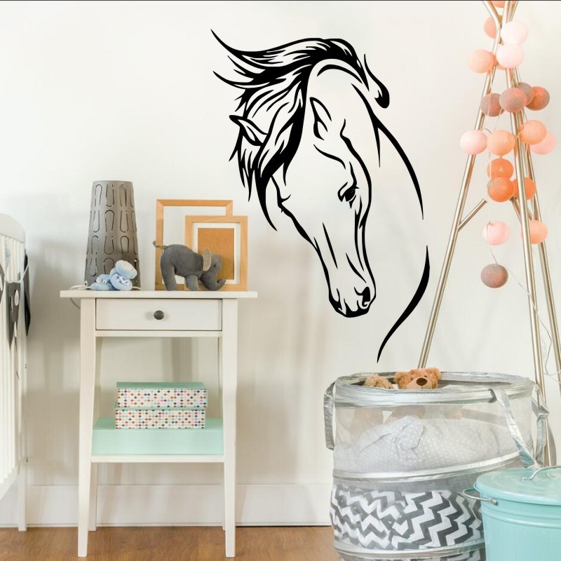 Head Horse Wall Sticker INAM Bazaar