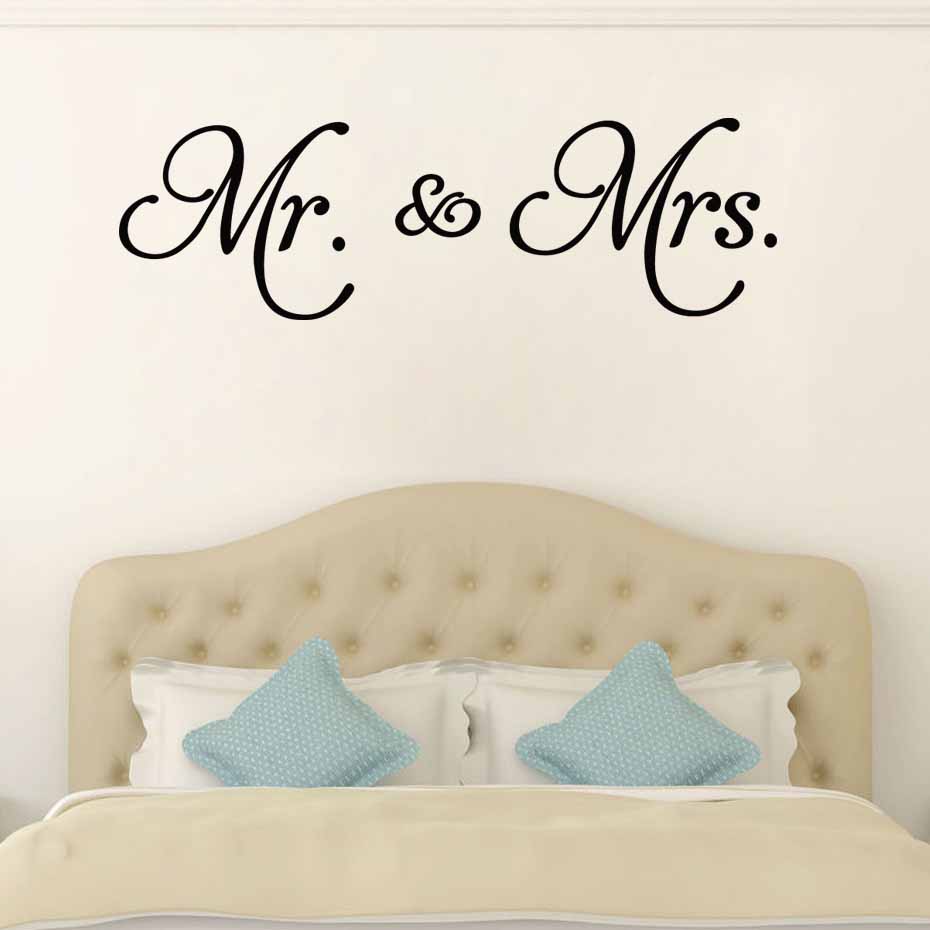 Mr And Mrs Wall Sticker INAM Bazaar