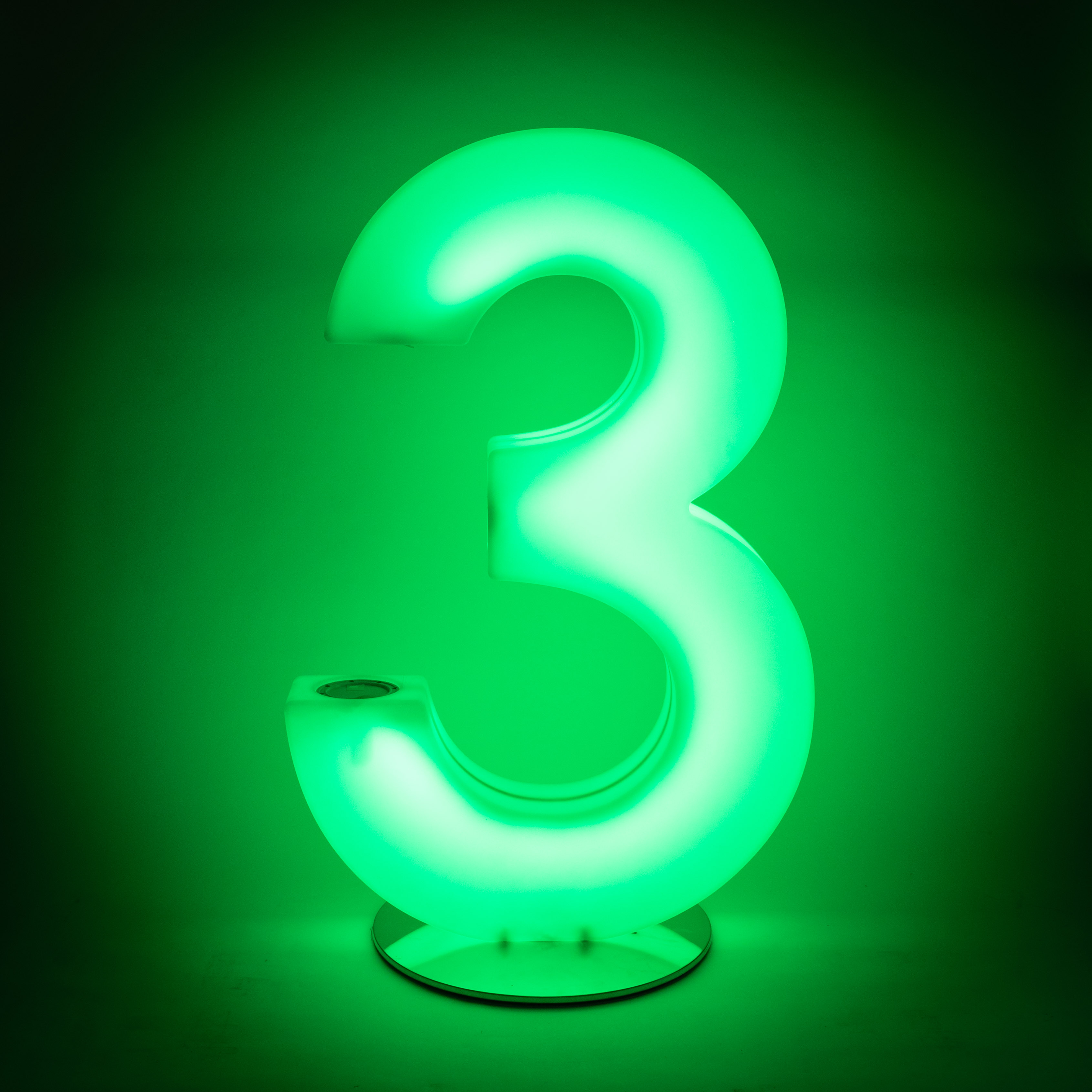 Light Up Numbers 83cm Rechargable Wireless RGB LED Numbers