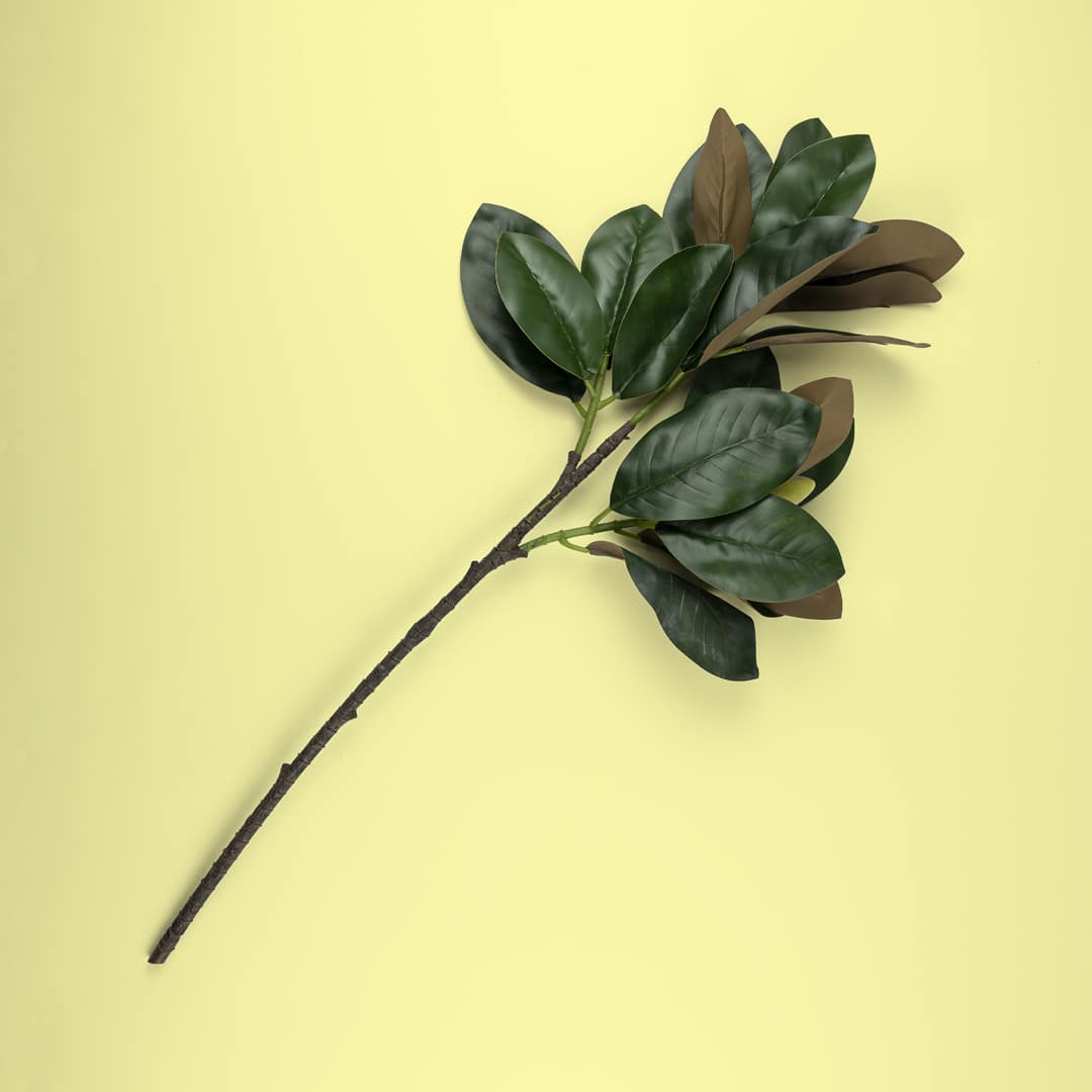 Artificial Magnolia Spray 72cm Realistic Branch