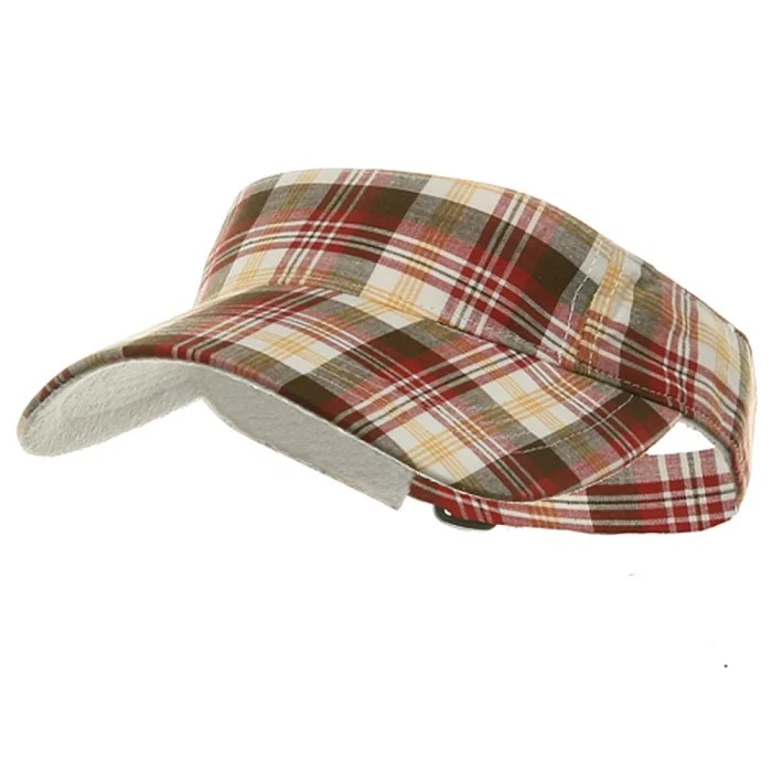 Pro Style Plaid Visor INAYTRA