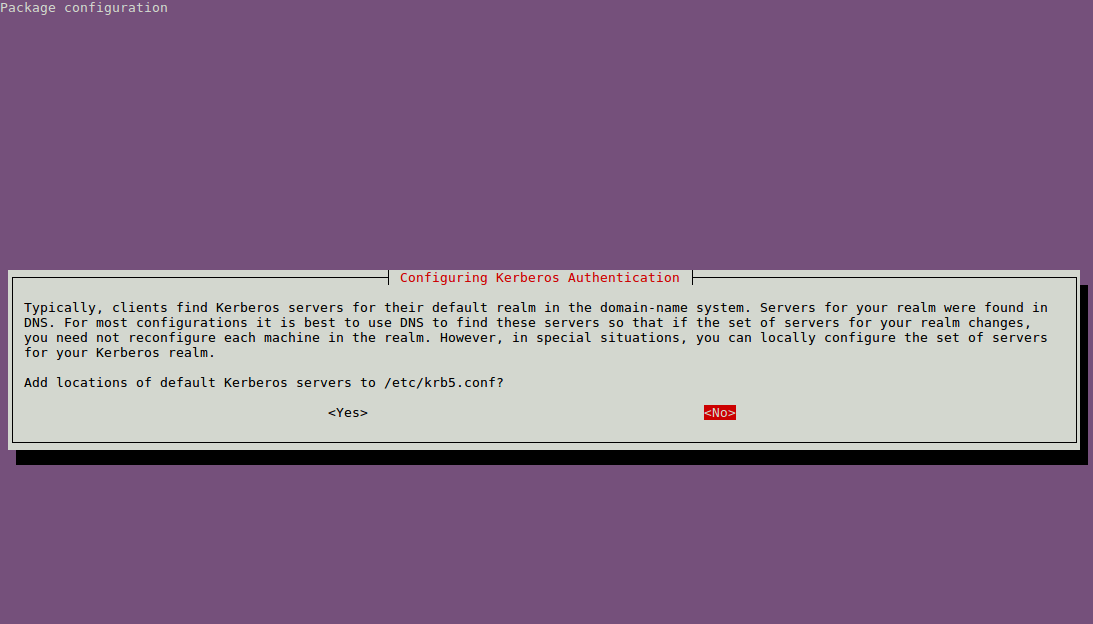 Using Kerberos authentication for database connection • Jo Loos