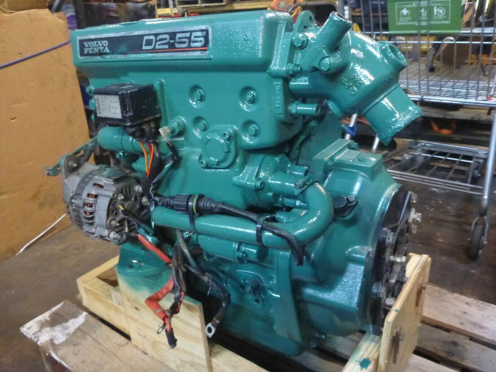 Volvo Penta D2-55F 55hp Marine Diesel engine saildrive/transmission
