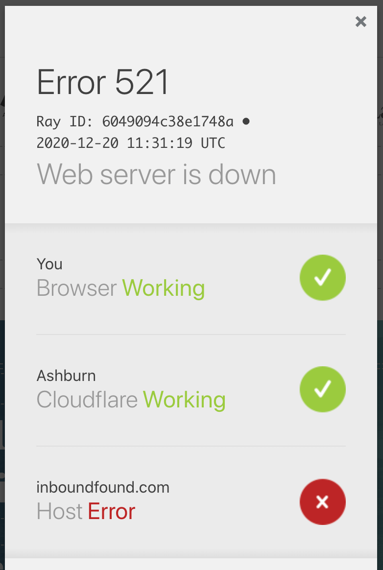 Troubleshoot common plesk issues Inbound Found