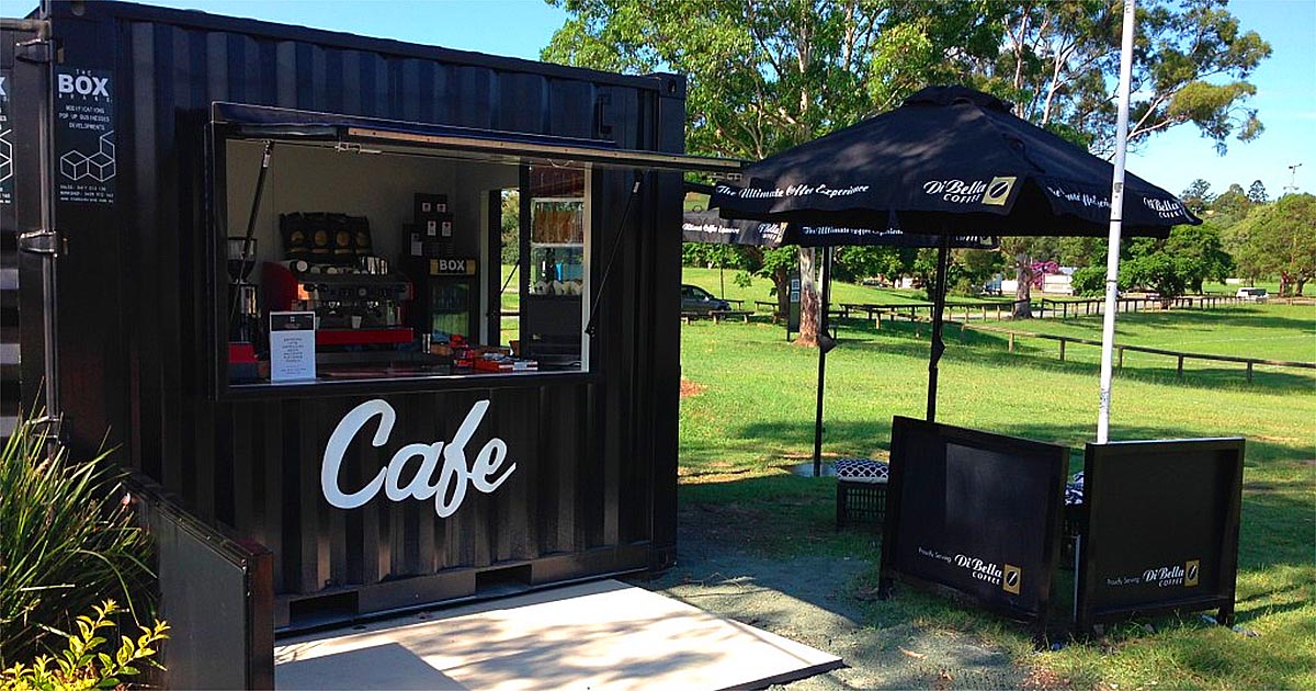 5 Reasons to open your New Cafe in a Shipping Container