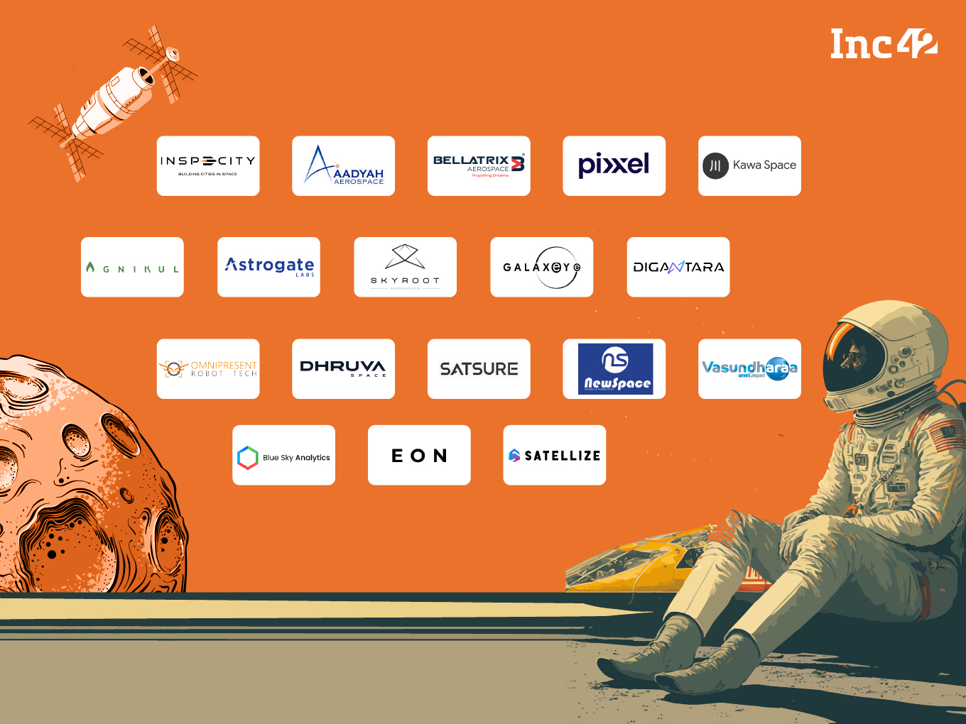 The 18 Indian Spacetech Startups Winning The Space Race