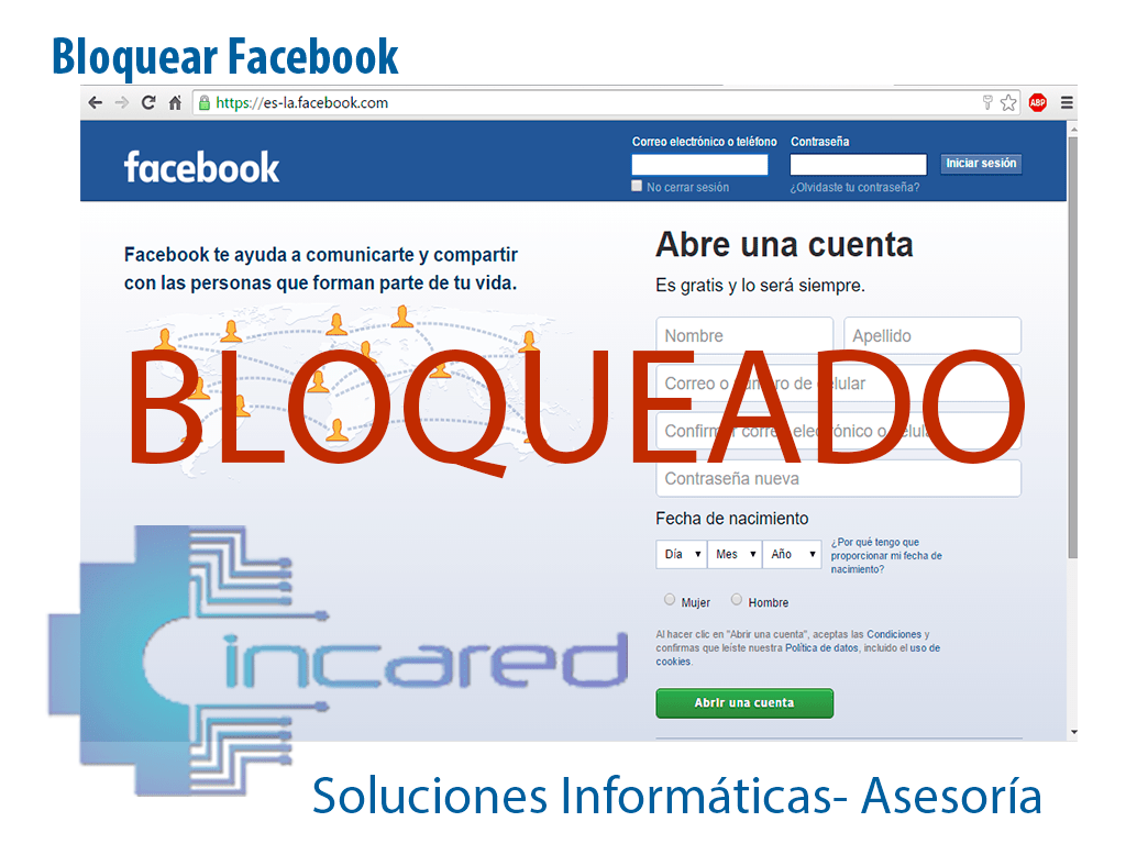 Bloquear facebook, youtube en oficina