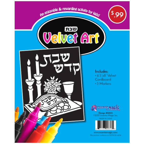 8822 Shabbos Velvet Art Kit IncentoMagic