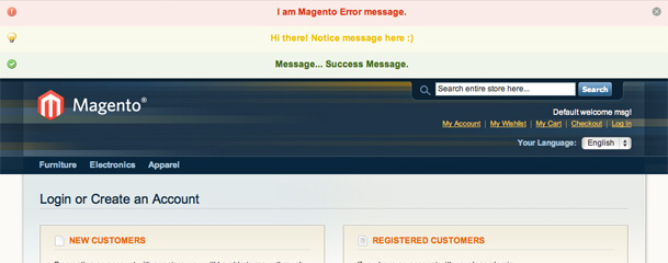 Fancy Magento Global Messages • Inchoo