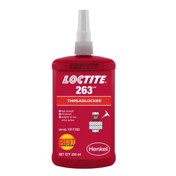 Loctite 263 Threadlocker High Strength, High Temperature, 250ml