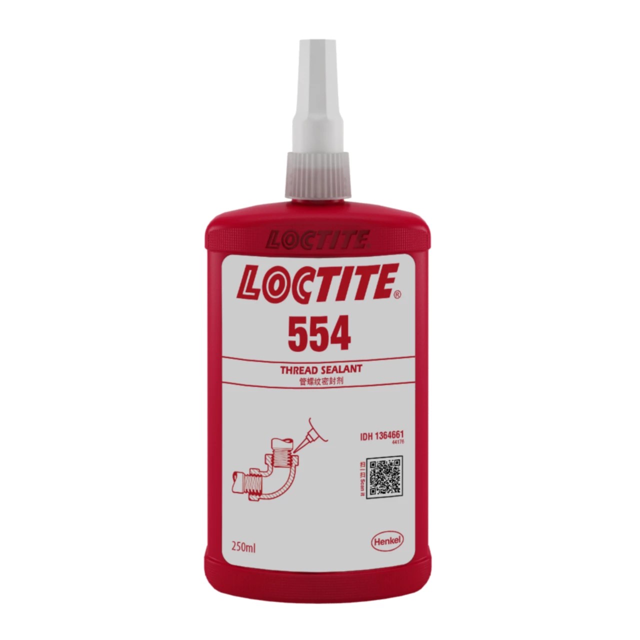 Loctite 554 Refrigerant Thread Sealant, 250ml