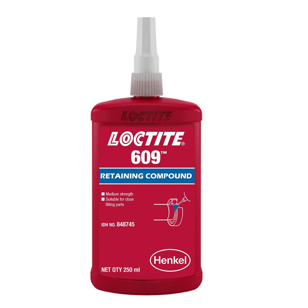 Loctite 609 Press Fit, Retaining Compound, 250ml
