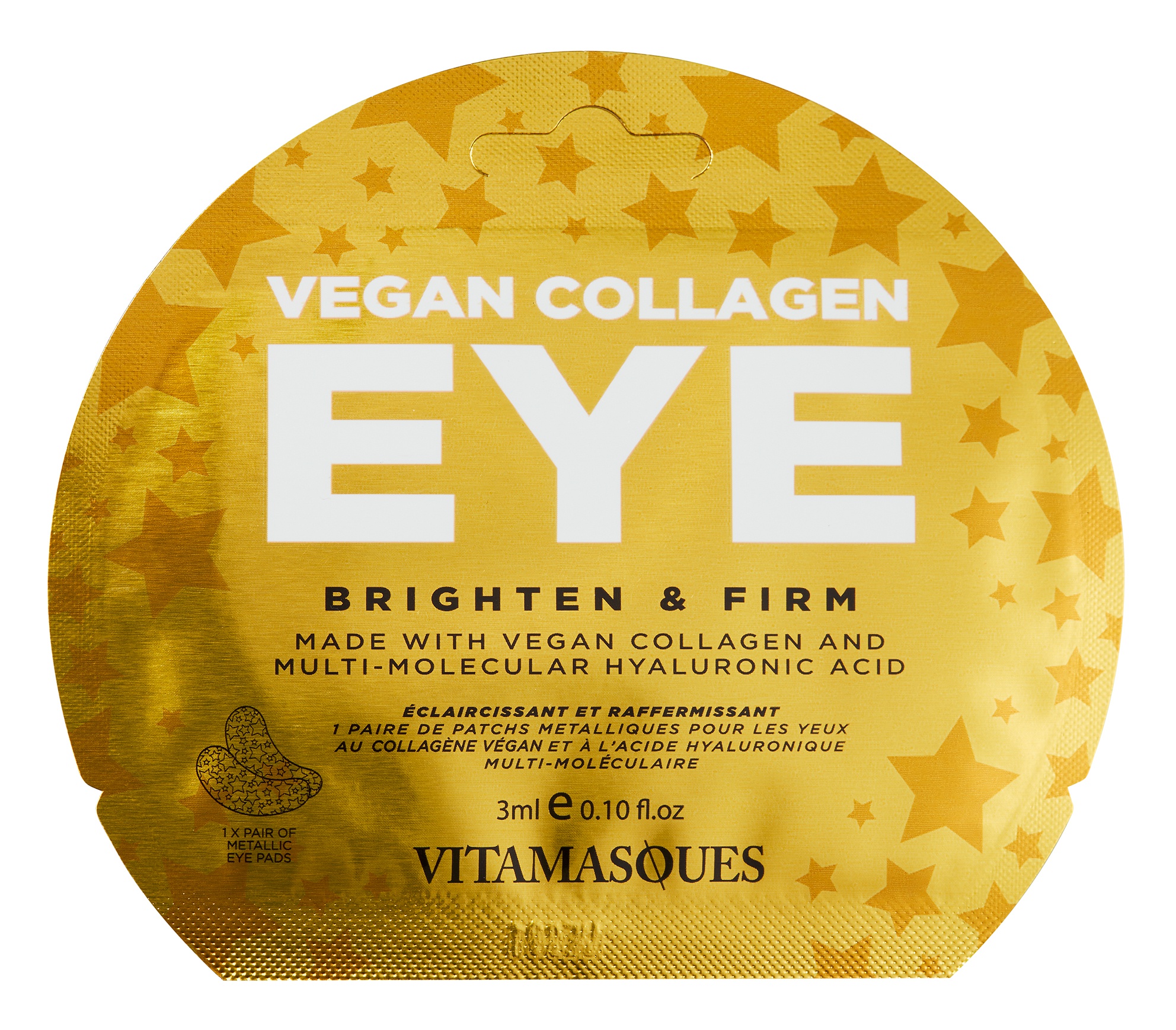 Vitamasques Vegan Collagen Eye Mask ingredients (Explained)
