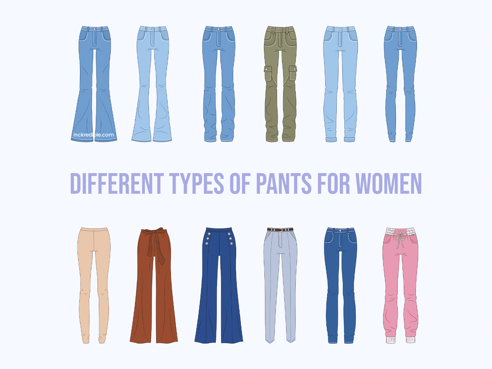 Different Types Of Pants For Women Inckredible