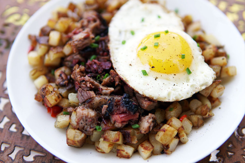 leftover brisket hash inconsistent kitchen