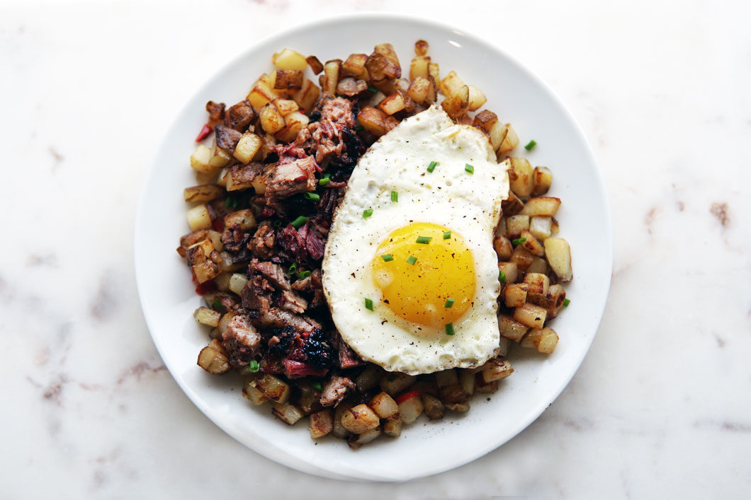 leftover brisket hash inconsistent kitchen