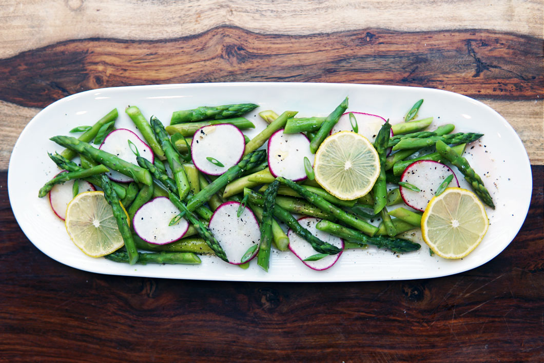 asparagus salad with lemon vinaigrette inconsistent kitchen