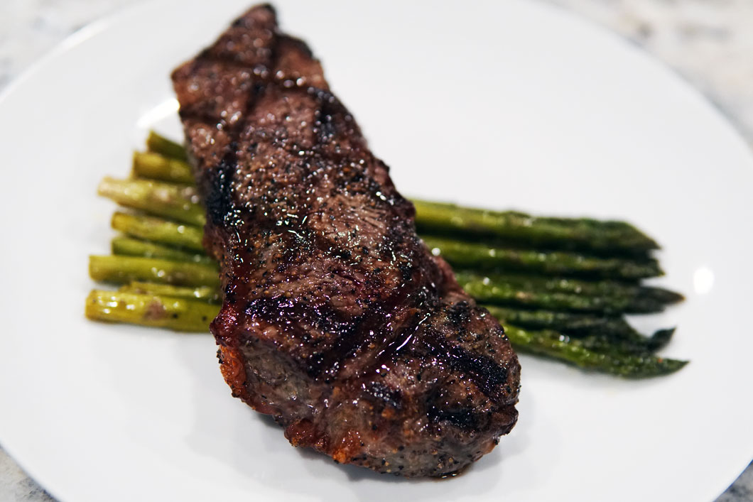 perfect grilled NY strip steak inconsistent kitchen