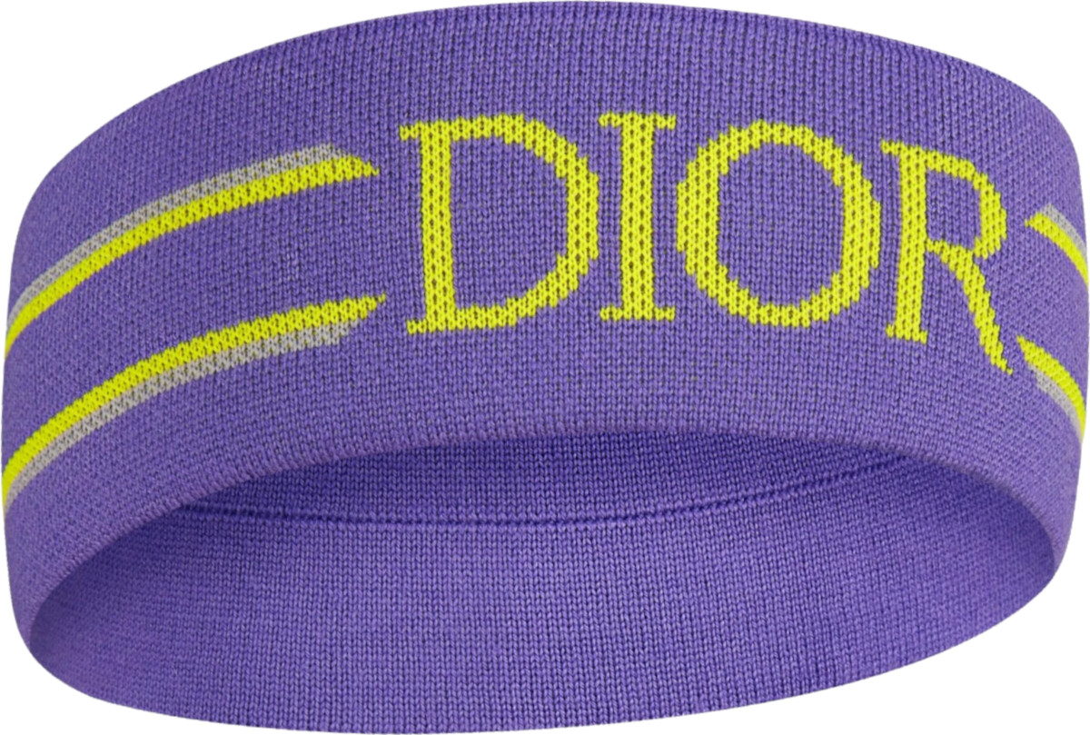 Dior Purple LogoStripe Headband INC STYLE