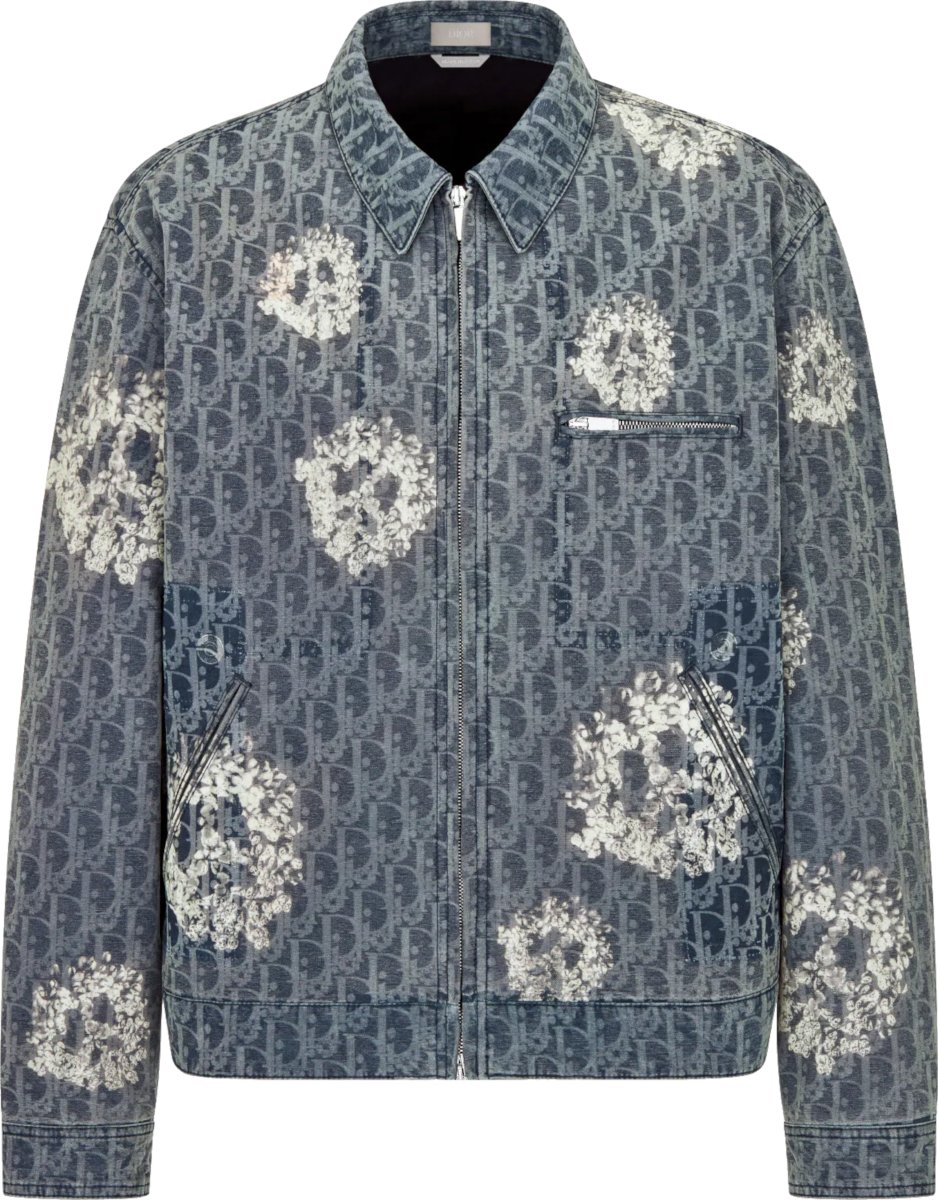 Dior Tears Blue Oblique Denim Jacket INC STYLE
