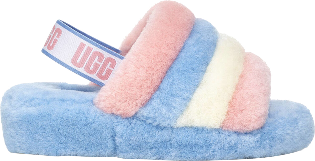 UGG Light Blue 'Pride Fluff Yeah' Slippers INC STYLE