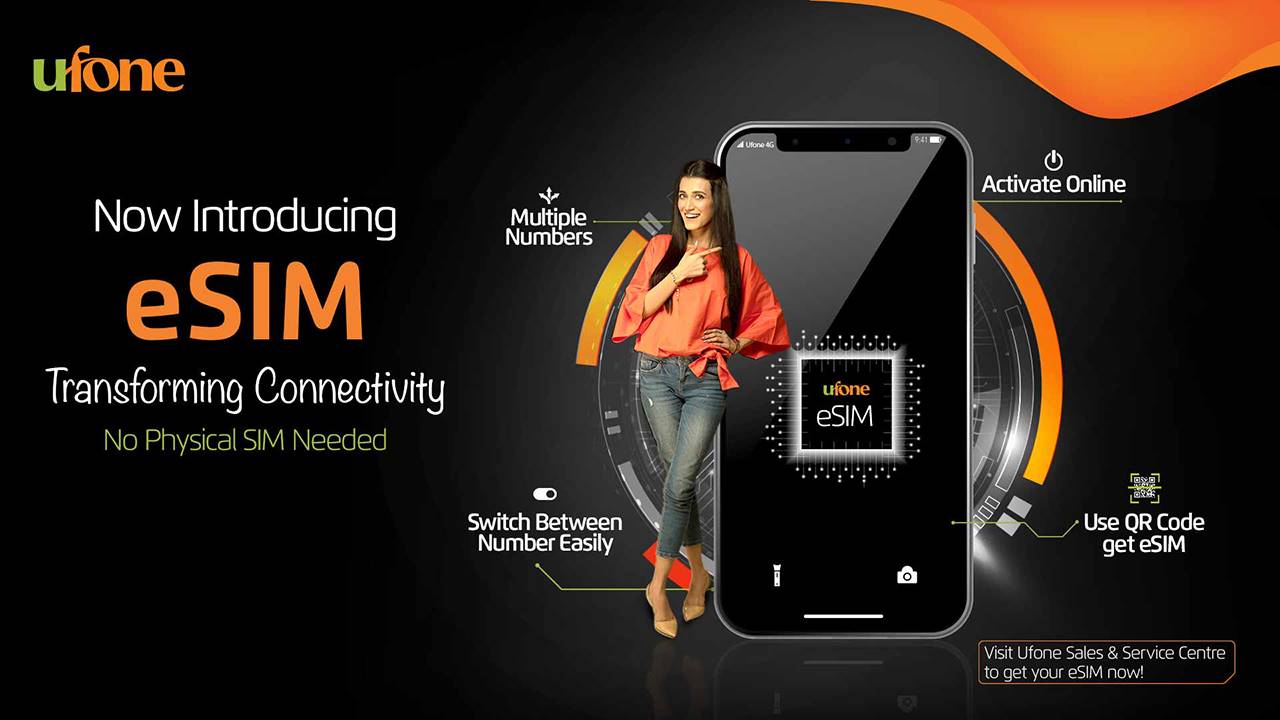 Ufone Launches Its First ever eSIM INCPak