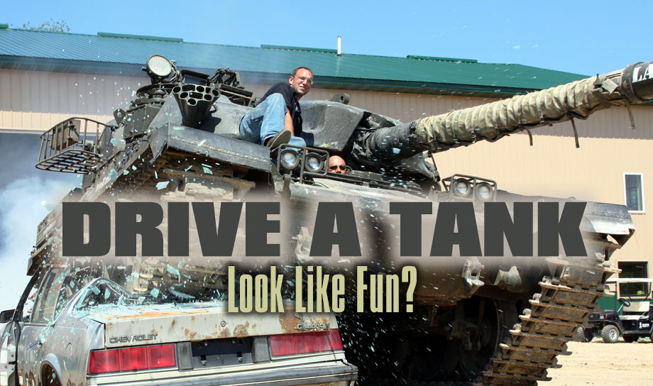 Tank Adventures Drive a Tank & Crush Some Cars!