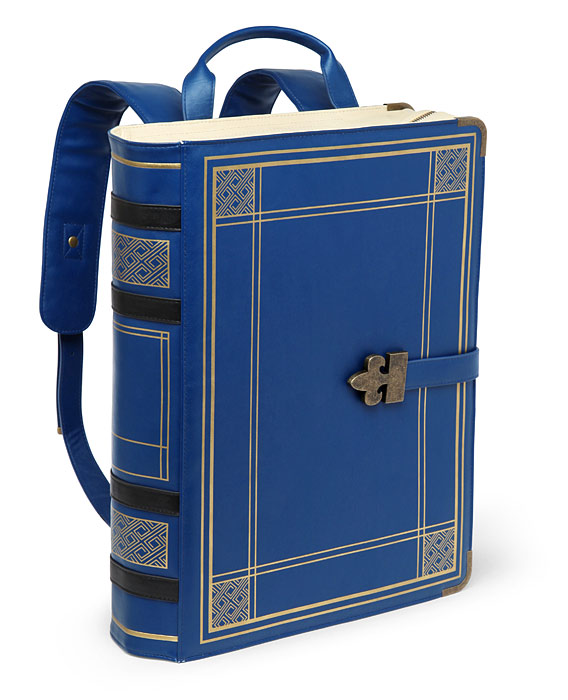 Carry Your Books In A Backpack That Looks Like An Old Book