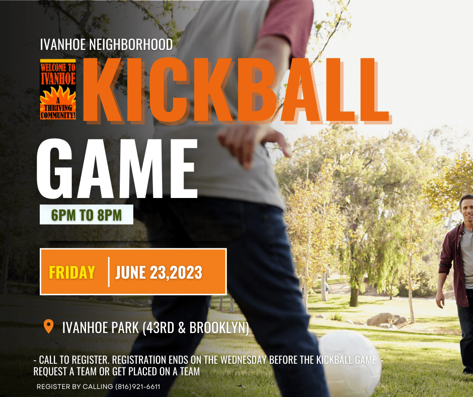 Kickball Game Ivanhoe Neighborhood Council