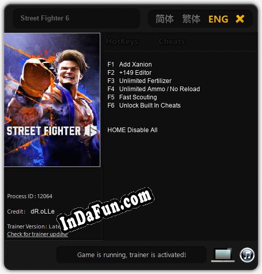 Street Fighter 6: Cheats, Trainer +6 [dR.oLLe] » Free Download PC Games