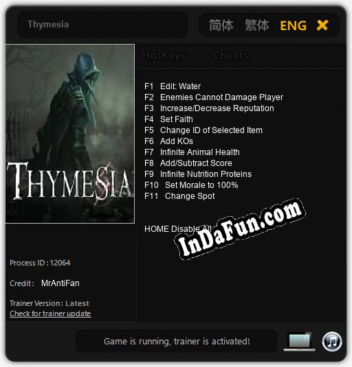 Trainer for Thymesia [v1.0.1] » Free Download PC Games Direct Links