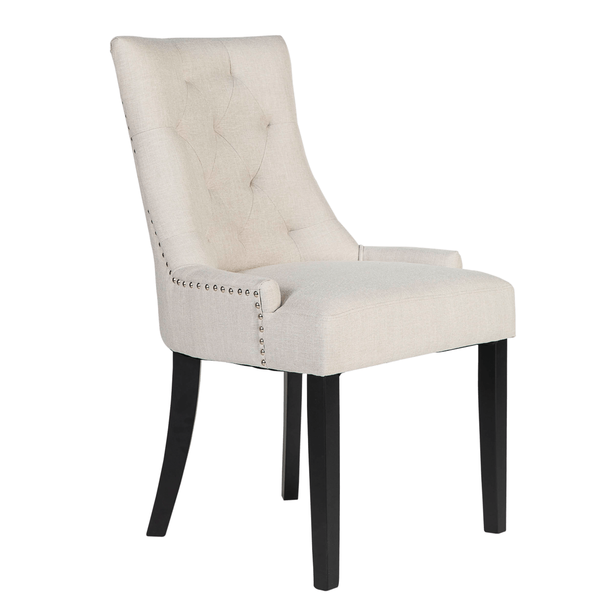 Dining Chair Natural Linen Indah Island Australia