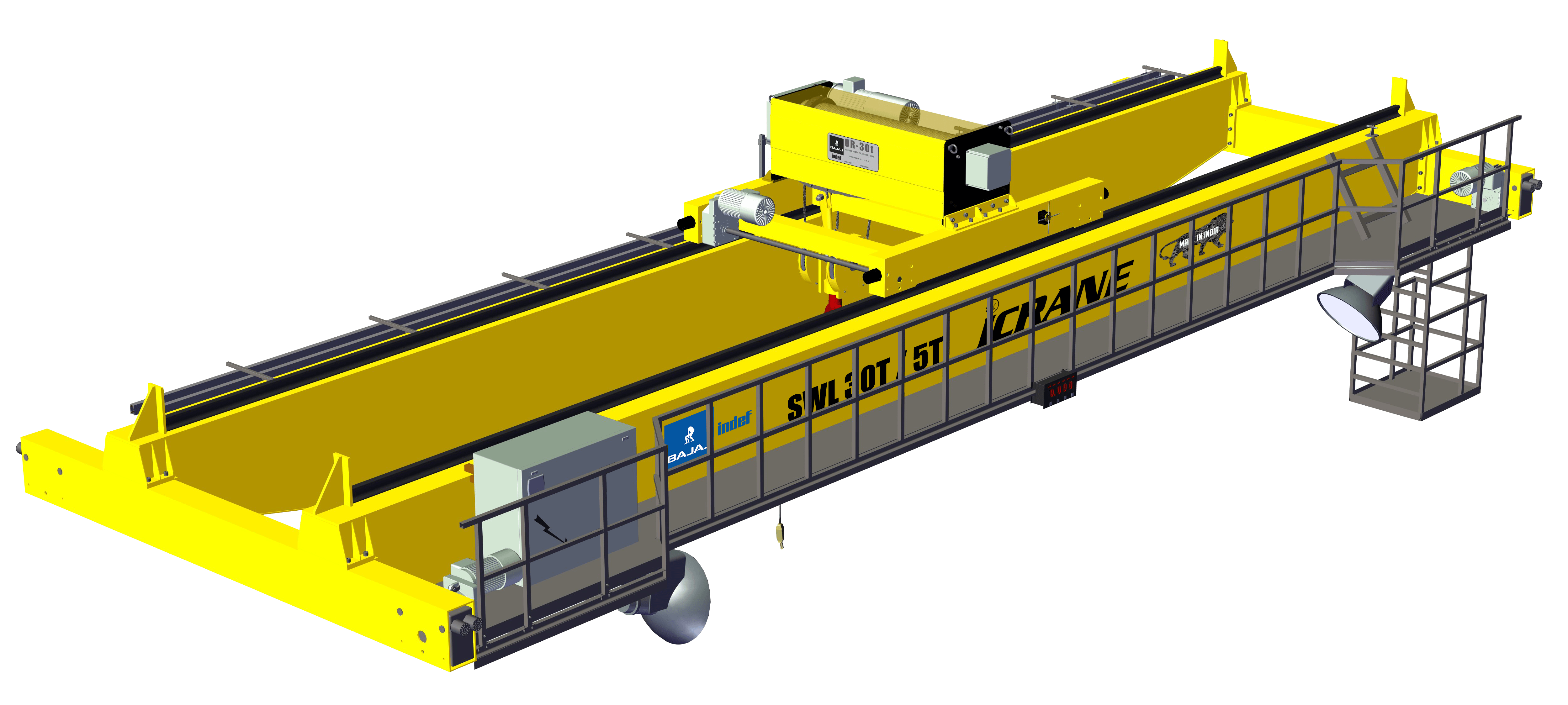 High Quality EOT Cranes Manufacturers in India | Indef