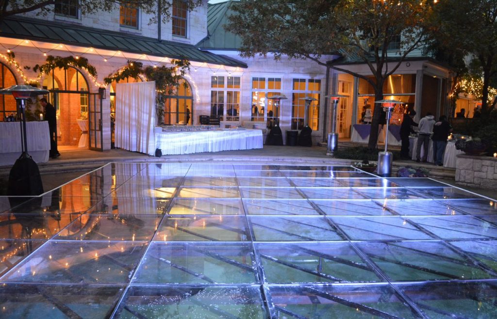 Acrylic Dance Floor Over A Pool