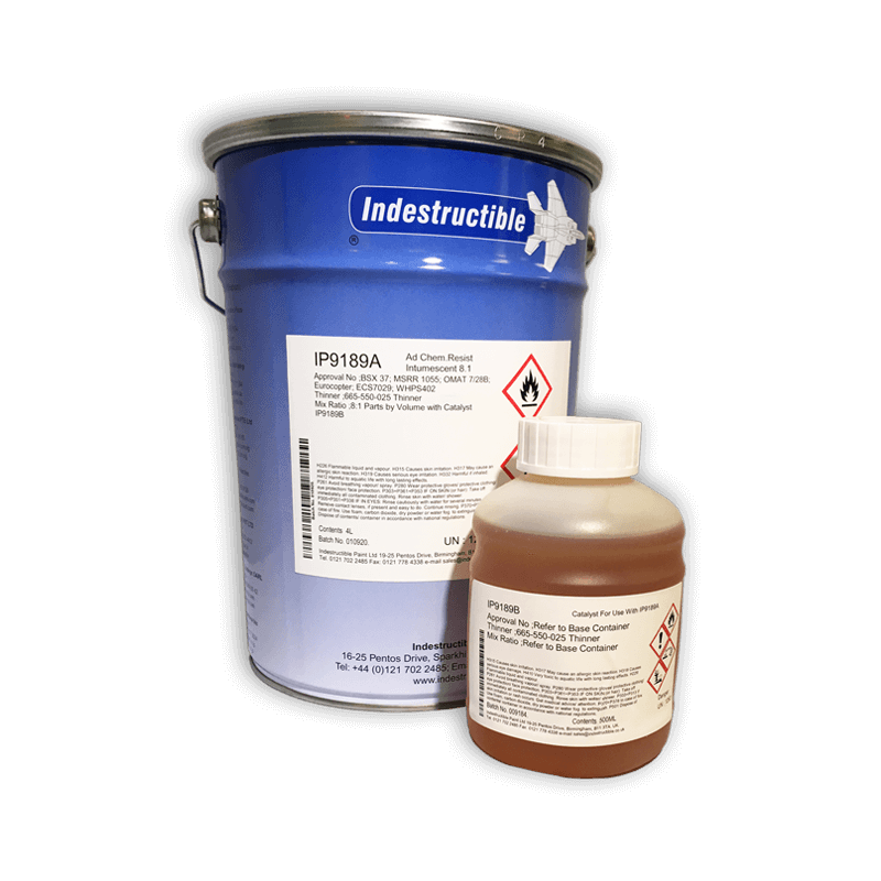 IP9189 A & B Chemical Resistant Intumescent Coating Indestructible